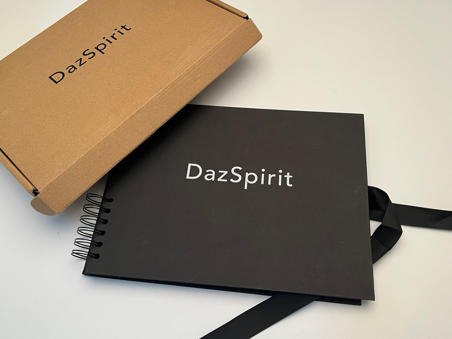 DazSpirit Customizable Scrapbook Photo Album with 12 Metallic Marker Pens, 80 Pages of Black Cardboard with Sturdy Hard Cover and Rust-Free Binding, Special Customizable Gift for Your Loved Ones